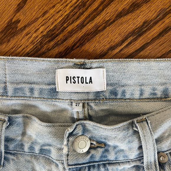 PISTOLA: Gigi Low Rise Cut Off Short in Rennie - Picture 3 of 6